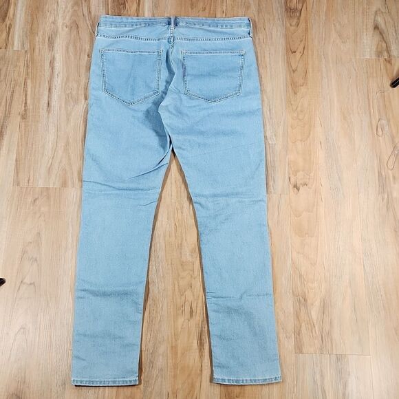 🧚♀️H&M Light Blue Skinny Ankle Jeans Size 14/32 - Picture 3 of 8